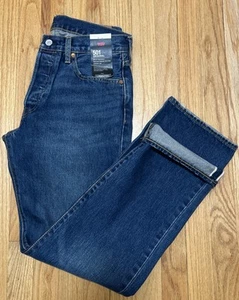 NWT! Levi's Premium Men 501 Original Fit Selvedge Straight Leg Blue Jeans 31x32 - Picture 1 of 16