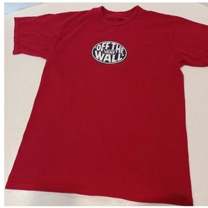 Red VANS Skateboard T-Shirt Men's Size Medium  - Picture 1 of 5