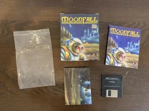 MoonFall Commodore Amiga 500 Completo Con Poster - Afbeelding 1 van 3