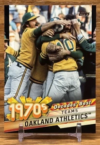 OAKLAND ATHLETICS Decades' Best Black /299 Parallel| Rookie Card 2020 Topps - Picture 1 of 2