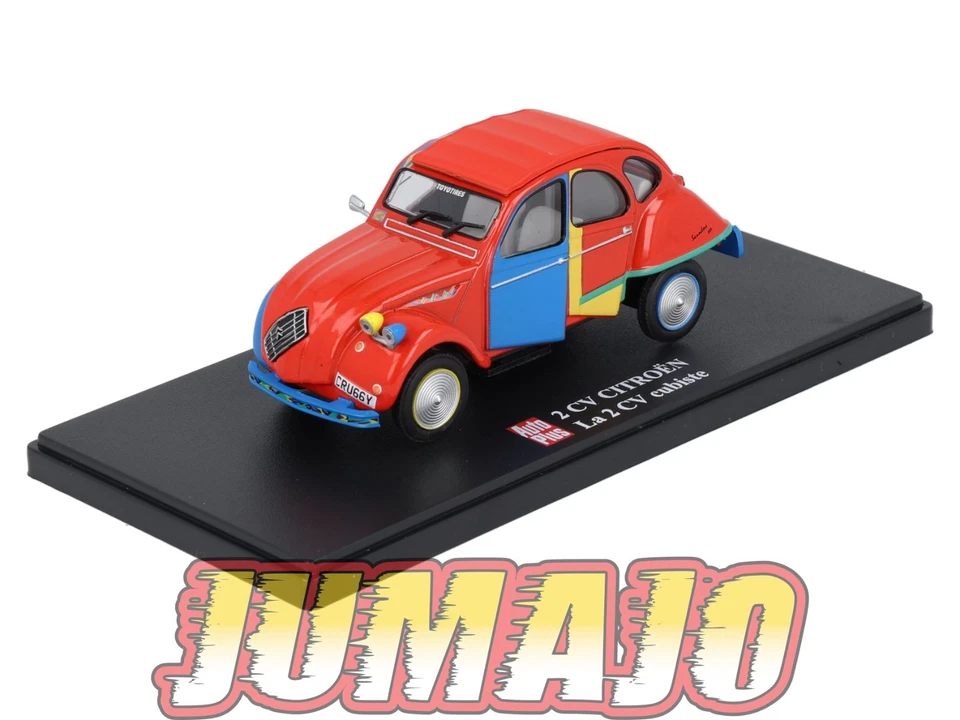 2CVAP64 Voiture 1/43 ELIGOR Auto plus : CITROEN 2CV n°22 Cubiste Picasso - Photo 1/4