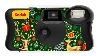 Kodak Christmas Edition Fun Flash Disposable SUC Camera 39exp (39 Exposures) NEW - Image 1 of 4