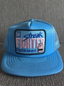 Vtg GM Optikleen Mesh Trucker Style Snapback Hat Retro 80's Chevrolet Chev Delco - Picture 1 of 7