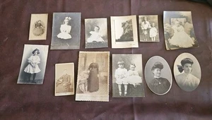 12 Vintage 1860's Photos Civil War Era Family Babies Portraits New Hampshire - Picture 1 of 4