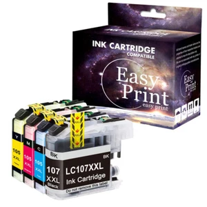 4 Stück Tintenpatrone passend für Brother LC107 105 MFC-J4710DW J4610DW J4510DW J4410DW - Bild 1 von 1