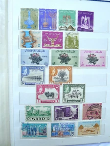 VECCHI FRANCOBOLLI AFRICA ASIA COLONIE MEDIO ORIENTE LOTTO COLLEZIONE - Foto 1 di 3