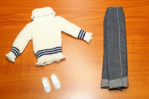 OUTFIT SINDY FLORIDO CONJUNTO "NIEVE" REF.650 SPAIN AÑOS 70 ORIGINAL #1 - Photo 1/3