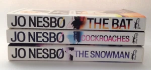 Lot Of 3 Jo Nesbo Books : Cockroaches, The Snowman, The Bat - Harry Hole - GOOD - Picture 1 of 10