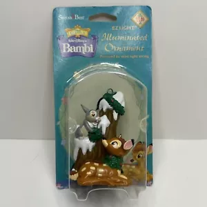 Santas Best Bambi EZ Light Illuminated Christmas Ornament Thumper Disney - NOS - Bild 1 von 6