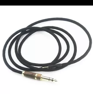 Replacement Audio Cable 6N OCC Copper Single Crystal Silver Plated With 6.35mm - Picture 1 of 4