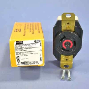 Hubbell Bryant Locking Receptacle Twist Lock Outlet NEMA L8-20R 20A 480V HBL2340 - Picture 1 of 1