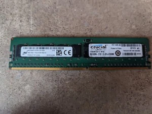 MICRON 8GB RAM PC4-17000 DDR4-2133P DESKTOP SDRAM MTA18ASF1G72PZ-2G1A2IK L7-6(8) - Picture 1 of 4