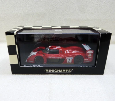 K-29-A-13 1:43 MINICHAMPS TOYOTA GT-ONE LeMans 24hrs 1999430 991602 - Image 1 of 4