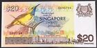 Singapore $20 Bird A/79 695744 1989 Unc
