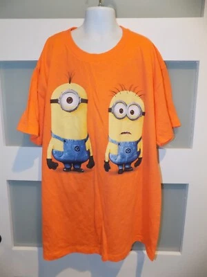 Camiseta DESPICABLE 2 ME MINIONS Naranja SS Talla L Niño NUEVA Foto 1 de 3