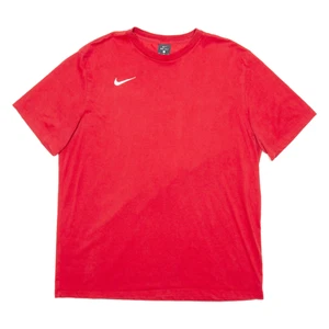 NIKE Mens T-Shirt Red XL - Picture 1 of 6