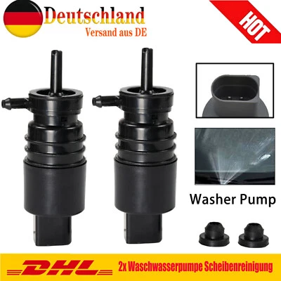 Waschwasserpumpe Scheibenreinigung für BMW E36 E38 E39 E46 E60 E61 E90 E91 3er/ - Bild 1 von 4