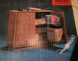 Vintage 1996 Sauder Audio / Video Storage Cabinet Model. 5149 NEU OPEN BOX!  - Bild 1 von 17