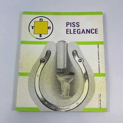 Fall 2002 Nest Quarterly Magazine #18 Elegance Piss Elegance - Image 1 of 4