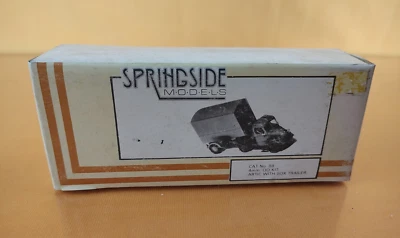 Springside Models Cat No. 88 4mm/OO Gauge Artic with Box Trailer White Metal Kit - Image 1 of 4