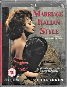 Marriage Italian Style Blu Ray (Sophia Loren) Region B Inc Registered Post - Picture 1 of 3