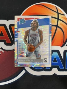 ISAIAH STEWART 2020-21 DONRUSS OPTIC Silver Pulsar PRIZM RATED ROOKIE #166 - Picture 1 of 2