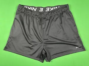 NIKE Women's Size XL Black Training / Active Shorts Dri-Fit NWT - Picture 1 of 7