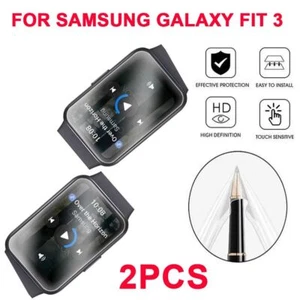 2Pcs Clear Screen Protector TPU Clear Film for Samsung Galaxy Fit 3 - Zdjęcie 1 z 6
