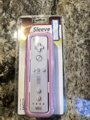 Nerf Protective Sleeve for Nintendo Wii Remote Control - Pink - NEW In Package - Image 1 of 4