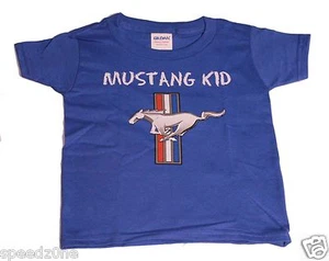 FORD MUSTANG ROYAL BLUE  BOYS TODDLER SHIRT SOLD EXCLUSIVELY HERE  - Picture 1 of 1