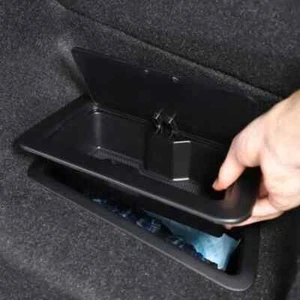 ABS Black Car Rear Trunk Side Storage Box For BMW 5 Series G60 2024-2025 - Imagen 1 de 8