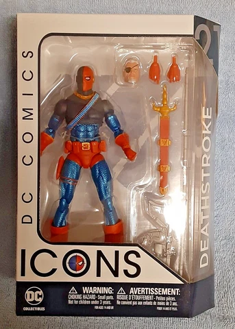 DC ICONS # 21 DEATHSTROKE JUDAS CONTRACT 6" INCH FIGURE 2016 DC COLLECTIBLES NEW Cover