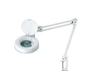 QO USA™ LED 8D DESK TABLE CLAMP MOUNT MAGNIFIER LAMP LIGHT MAGNIFYING GLASS LENS - Picture 1 of 9