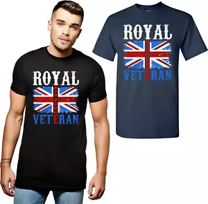 Royal Air Force Veteran T-Shirt Uk Flag Armed Forces Lover Adult Kids Unisex Top - Picture 1 of 1