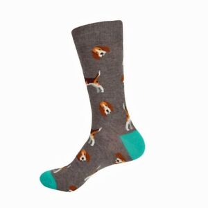 Beagle Dog Novelty Socks, Mens Beagle Socks, Dog Socks, Novelty Socks