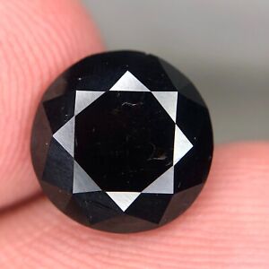 4.20ct Beautiful Black Tourmaline  top cut Gemstone@Afg