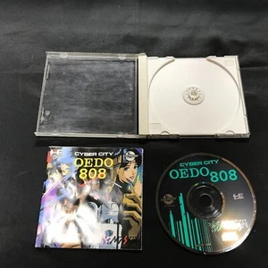 Cyber City Oedo 808 PC Engine PCE NSCD-0003 1991 NTSC-J NEC Masaya Japan USED - Picture 1 of 10