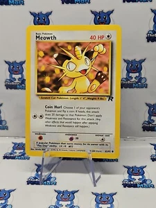 Meowth 62/82 Team Rocket Pokemon LP - Picture 1 of 2