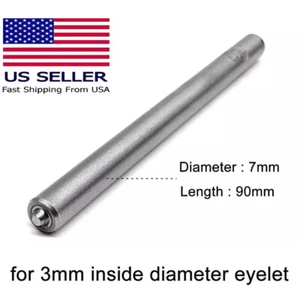 Punzone flangia 3 mm asta utensile occhielli anello occhiello foro aria rivetto semi cavo CALDO - Foto 1 di 11