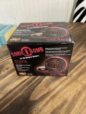 Sonic Boom SBB500ss Sonic Bomb Loud Plus Vibrating Alarm Clock New - Image 1 of 4