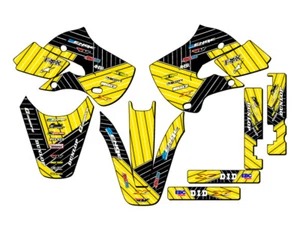Todos los años RM 65 RACE SERIES Kit gráfico Senge amarillo Compatible con Suzuki - Imagen 1 de 4