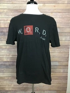 Men's Hasbro Junk Food Scrabble Word Graphic T-Shirt, Black, Select Sizes - Picture 1 of 5