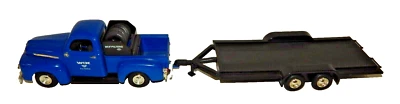 Ertl 1/25 Scale Wix Filters Blue Ford F-1 Pick Up Truck with Trailer - Image 1 of 3