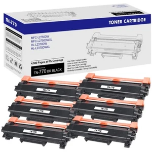 6er Pack TN770 Toner TN-770 kompatibel zu Brother MFC L2750DW HL L2370DW - Bild 1 von 7