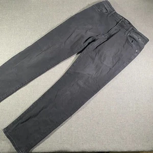 Mavi Zach Jeans Straight Leg Mens 34x32 Black Denim Stretch - Picture 1 of 9