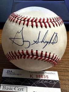 GARY SHEFFIELD EARLY SIGNED AUTOGRAPHED OAL BASEBALL! Brewers, Yankees!  JSA - Picture 1 of 2