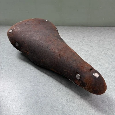 Cinturón de cuero vintage silla de montar Fuji Seat Fujita marrón Tokio años 70 80 Tour Race Foto 1 de 4