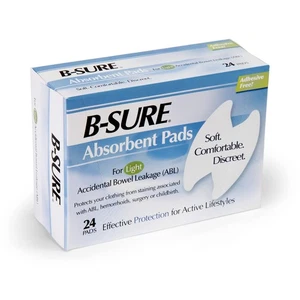 B-Sure Anal Leakage Pads, Box/24 Pads - Bild 1 von 5