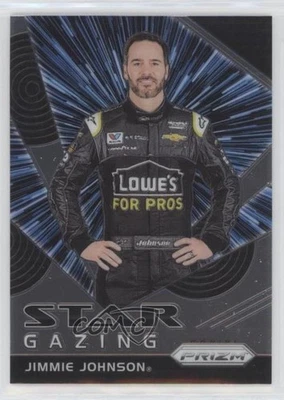 2018 Panini Prizm Star Gazing Jimmie Johnson #65 HOF - Image 1 of 2