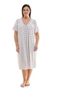 Croft and Barrow short sleeved Long nightgown Plus Women’s Size 4X or 3X new - Picture 1 of 4
